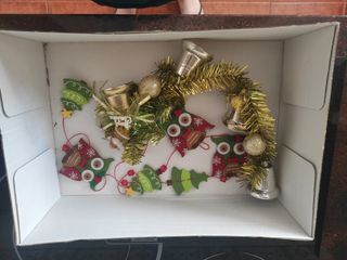 REBAJADO Arbol navideño con decoración de 120cms