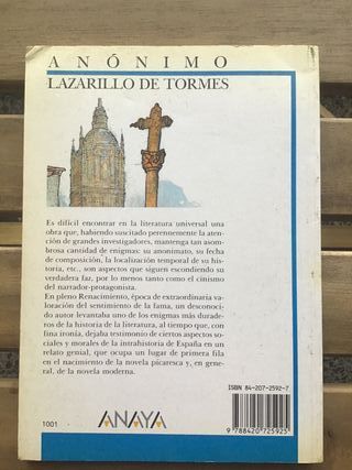 Lazarillo de Tormes.