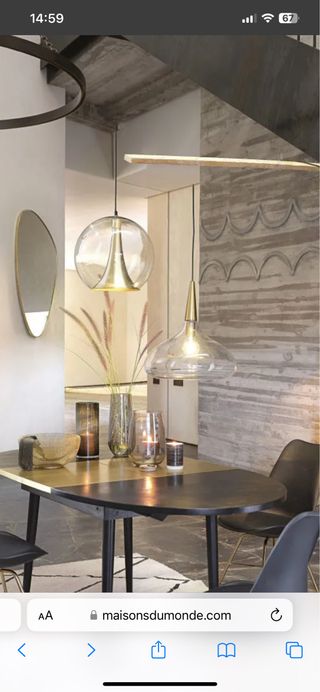 Lamparas de techo Maisons du Monde