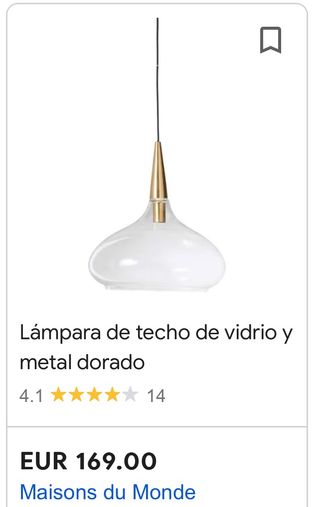 Lamparas de techo Maisons du Monde