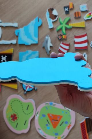 Juguetes de baño de piratas