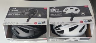 Casco patín electrico con luz trasera