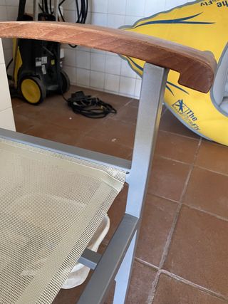 6 Sillas Kettal de exterior de aluminio