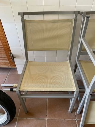 6 Sillas Kettal de exterior de aluminio