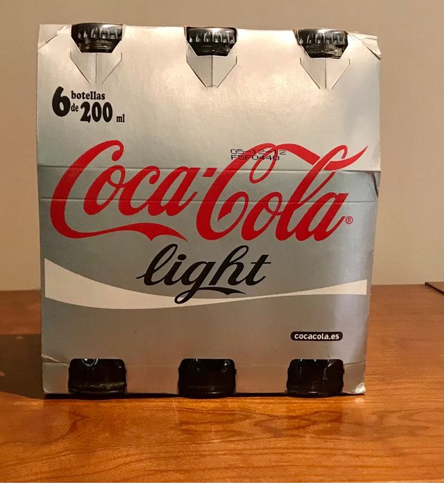 Pack de 5 botellas de Coca-Cola Light