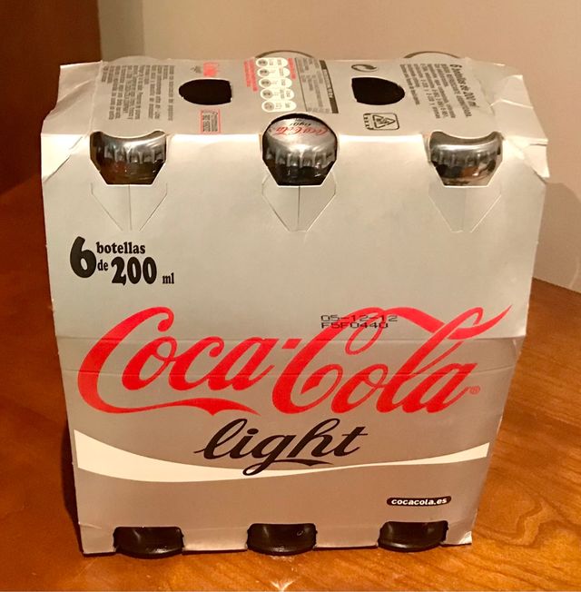 Pack de 5 botellas de Coca-Cola Light
