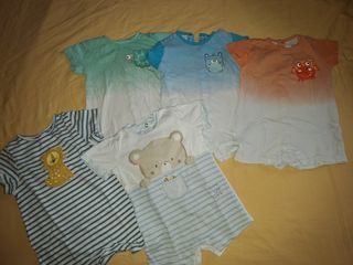 Set 6 tutine estive bimbo 6/9 mesi