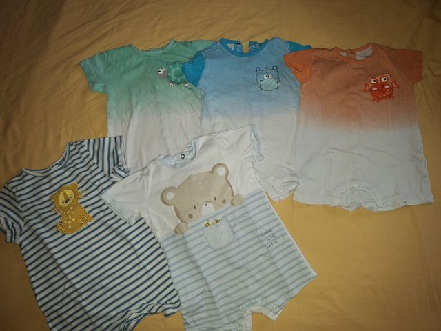 Set 6 tutine estive bimbo 6/9 mesi