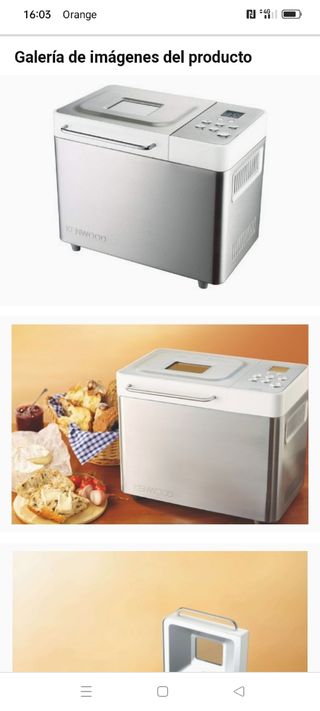 Horno robot nuevo para hacer todo tipo de pan,