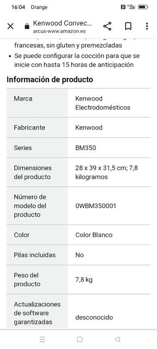 Horno robot nuevo para hacer todo tipo de pan,