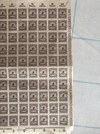 sellos 1920 hiperinflacion alemania