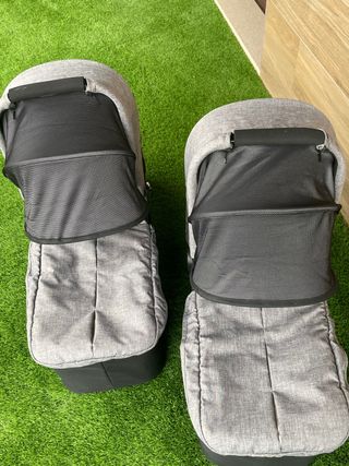 Capazos carro gemelar Niu