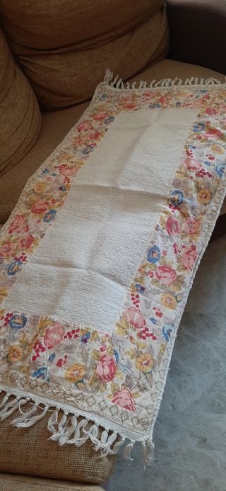 Colcha verano más alfombra a juego