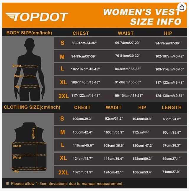 CHALECO TERMICO CALEFACTABLE / SIN BATERIA
