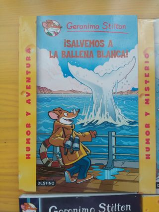 Libros Geronimo Stilton. UNIDAD a 8€.