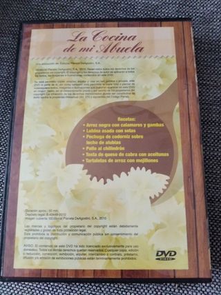 DVDs "La cocina de mi abuela"
