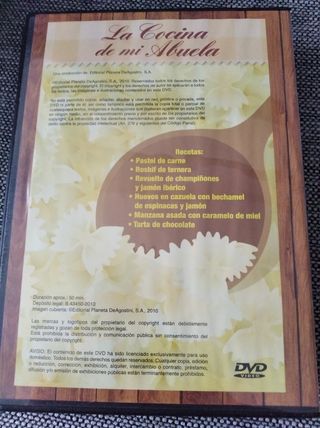 DVDs "La cocina de mi abuela"