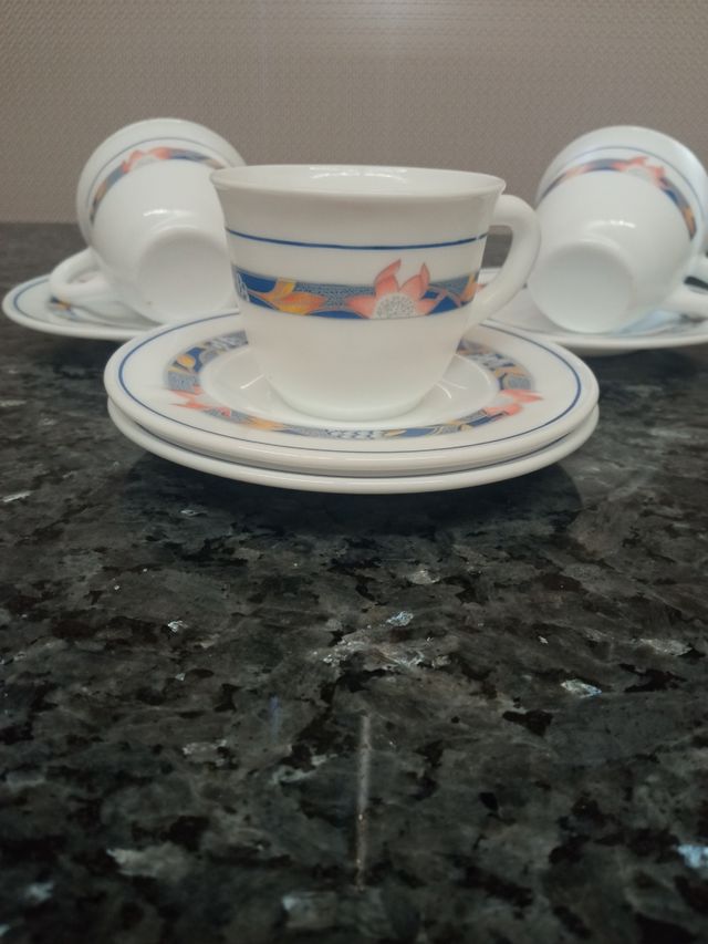 Tazas Vajilla Harmonia Precios Tazas Y Platos Harmonía De Segunda