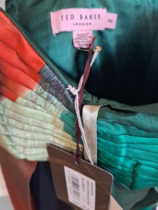 Ted Baker Silk dress/ vestido seda.
