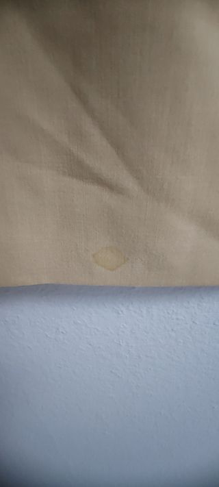 Vestido Zara M beige con mancha