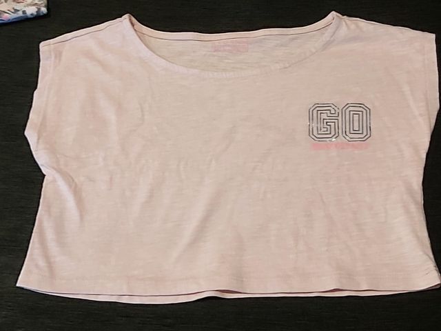 Conjunto top y camiseta niña