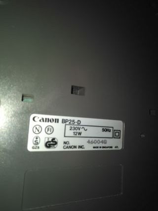 Calculadora_impresora Canon BP25-D eléctrica