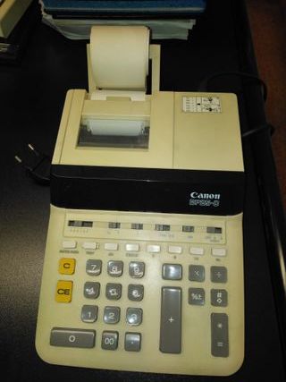 Calculadora_impresora Canon BP25-D eléctrica