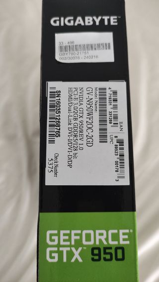 GRÁFICA GTX 950 
