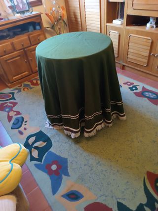 mesa camilla y funda de 90 cm