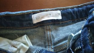 pantalón corto vaquero zara niña 8 años