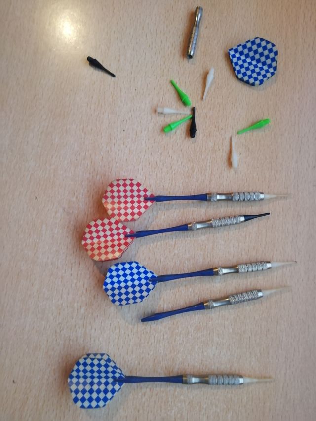 Diana eléctrica con dardos funciona perfectamente