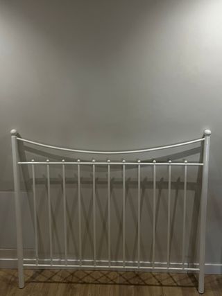 Cabecero de forja cama matrimonio 1,35