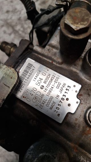 BOMBA INYECCION NISSAN ALMERA 2.2D 2000 0470504012