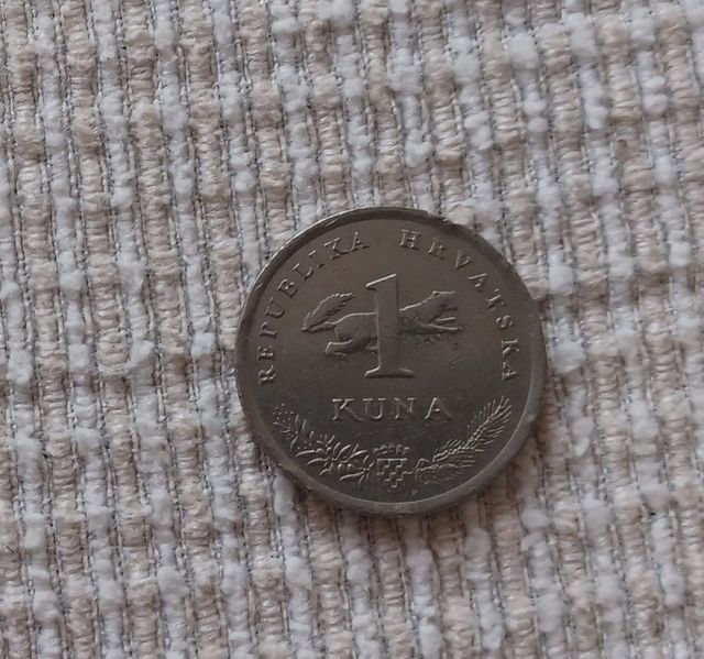 moneda una kuna 1993