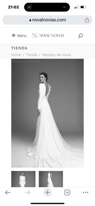 Vestido novia Victoria.