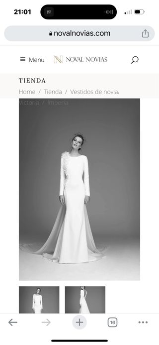 Vestido novia Victoria.