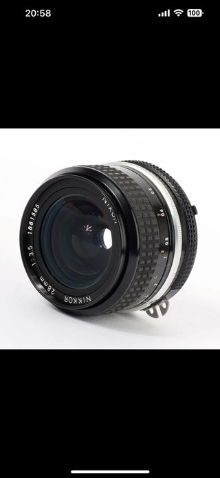 Objetivo Nikon 28 3,5 AI