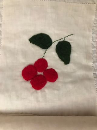 Muestrario de labor de máquina