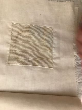 Muestrario de labor de máquina