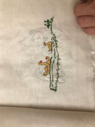 Muestrario de labor de máquina