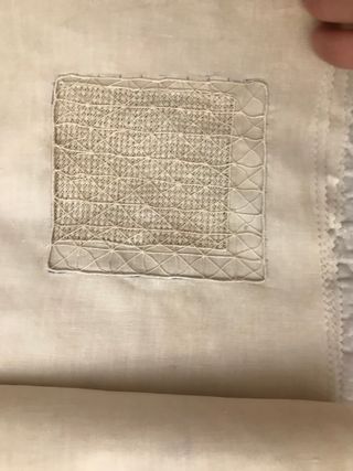 Muestrario de labor de máquina