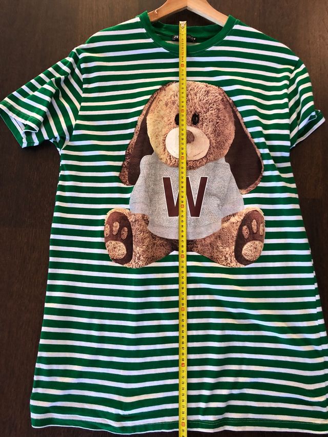 Vestido estilo camiseta Zara