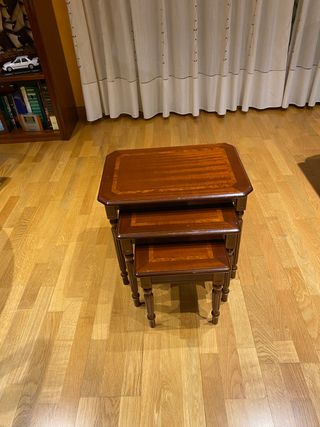 Juego de 3 mesitas decoracion