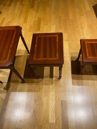 Juego de 3 mesitas decoracion