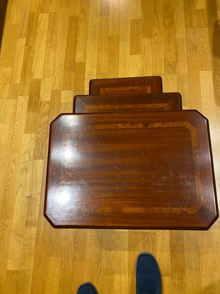 Juego de 3 mesitas decoracion