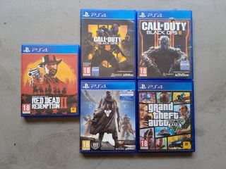 Lote de juegos Play Station 4