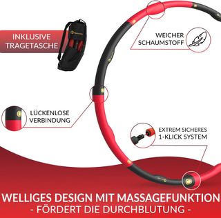 Hula Hoop Aro para adultos 1.2 kg, Quema de grasa 