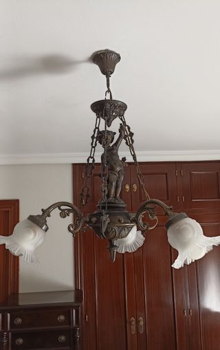 Lámpara de techo de metal