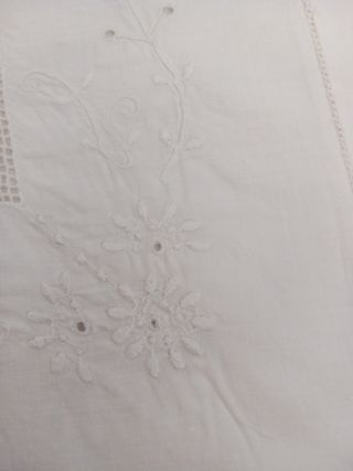 Lenzuola sfilato siciliano matrimoniale