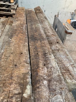 vigas traviesas madera